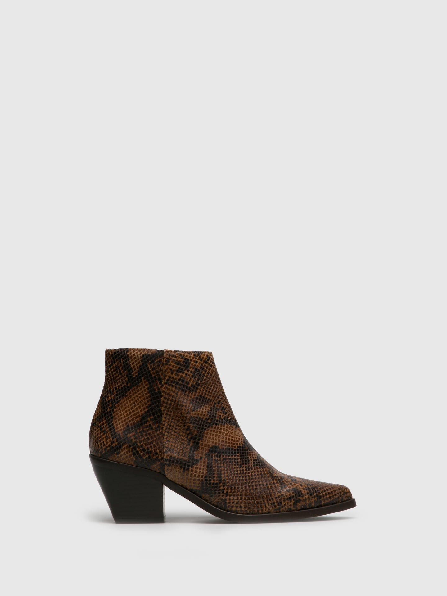 Foreva Camel Cowboy Ankle Boots